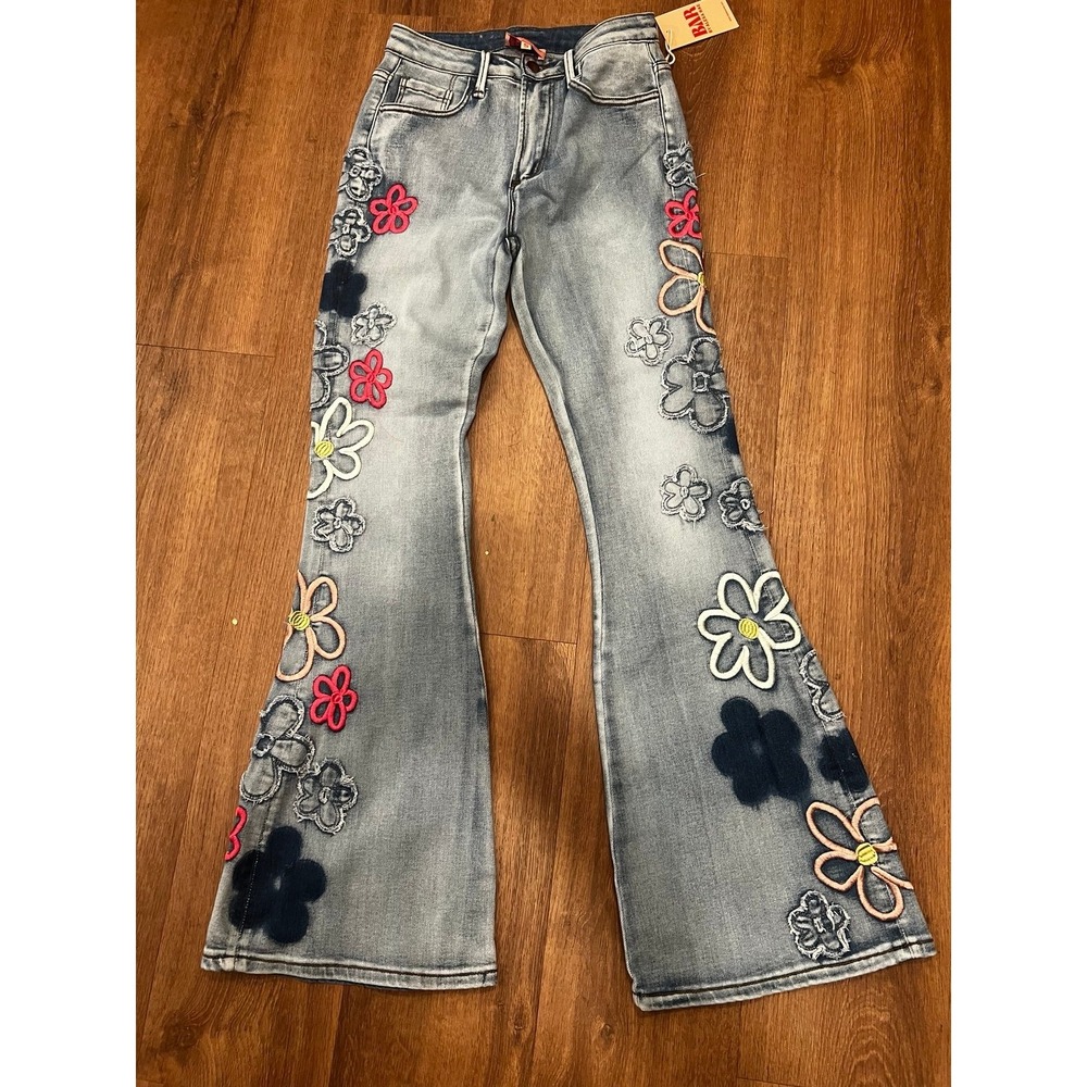 BAR by Alexa Rae Daisy Dream Floral Jeans size small NWT - Picture 2 of 9